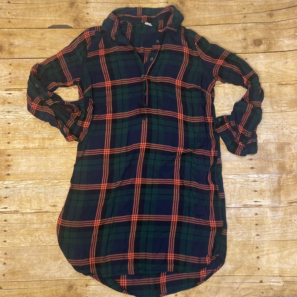Old Navy Plaid Shift Dress